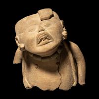 A Veracruz Terracotta Fragment of a Standing Figure
