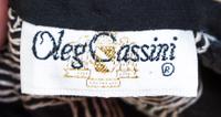 Oleg Cassini One-Shoulder Floral Sequin Dress, 1960-70s No size label