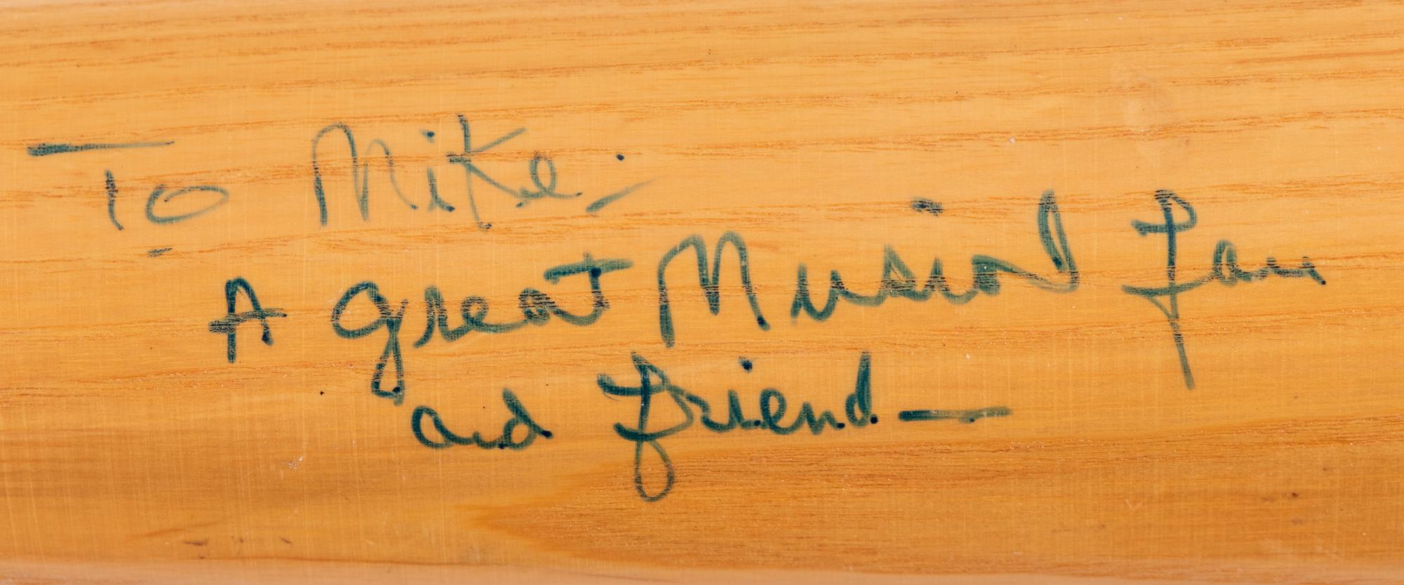 A Group of Stan Musial Signed Autograph Bats Gifted to Mike Ditka Formerly Displayed at Mike Ditka's Restaurant,