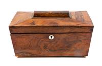 A Regency Rosewood Tea Caddy