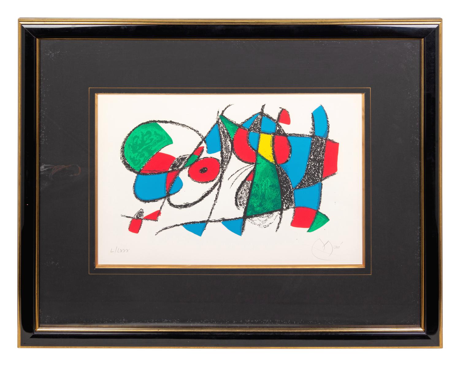 Plate 9 , from Joan Miró Lithographs II