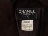 Chanel, Chocolate Brown Suede Jacket
