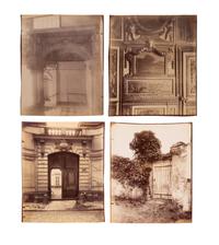 A group of four photographs (Hôtel de Beauvais, 68 rue François Miron , 1902; [Hôtel de Lauzun, quai d'Anjou] , 1905; Hôtel d'Argouges de Lyon, rue Séguier 16 , 1900; Plessis Piquet [Entrée pittoresque, Châtillon] , 1921)