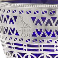 A George III Engraved and Pierced Silver Sugar Basket