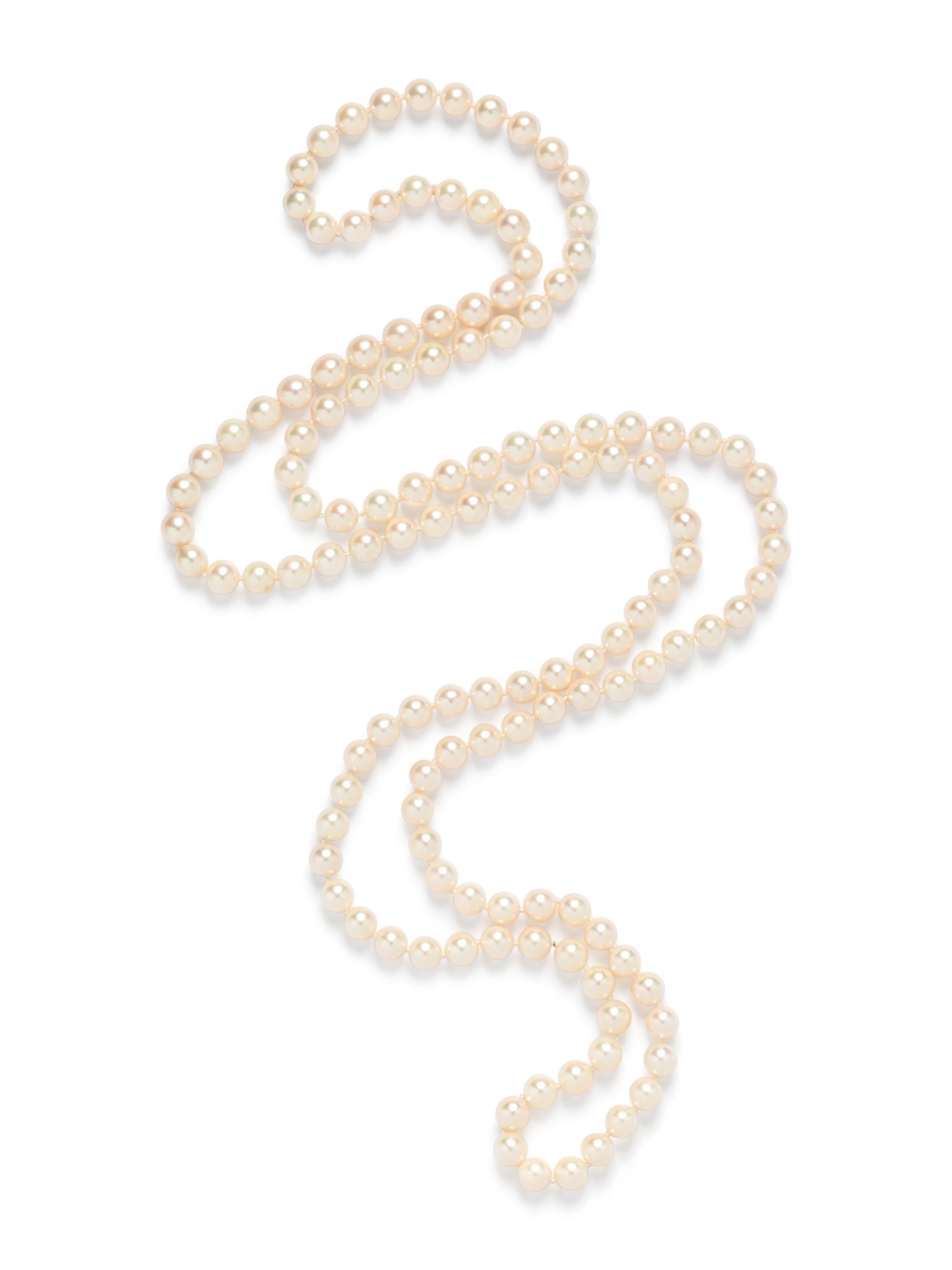 CULTURED PEARL AND DIAMOND SET