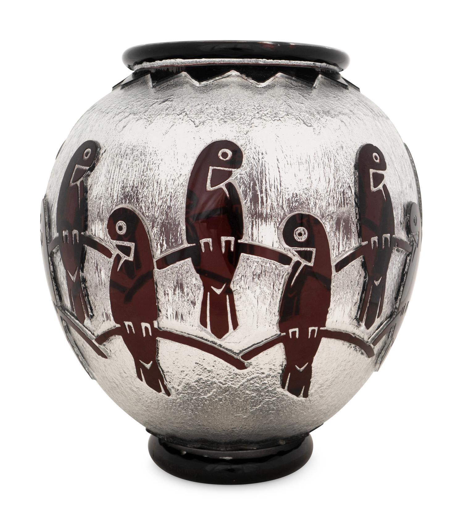 Art Deco Parrot vase