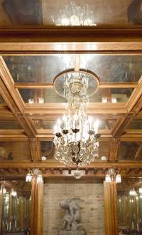 A Mirror inset and Bird's Eye Maple Nashville Jewelry Store Interior 255" W x 223" D x 120.5" — United States, Circa 1913