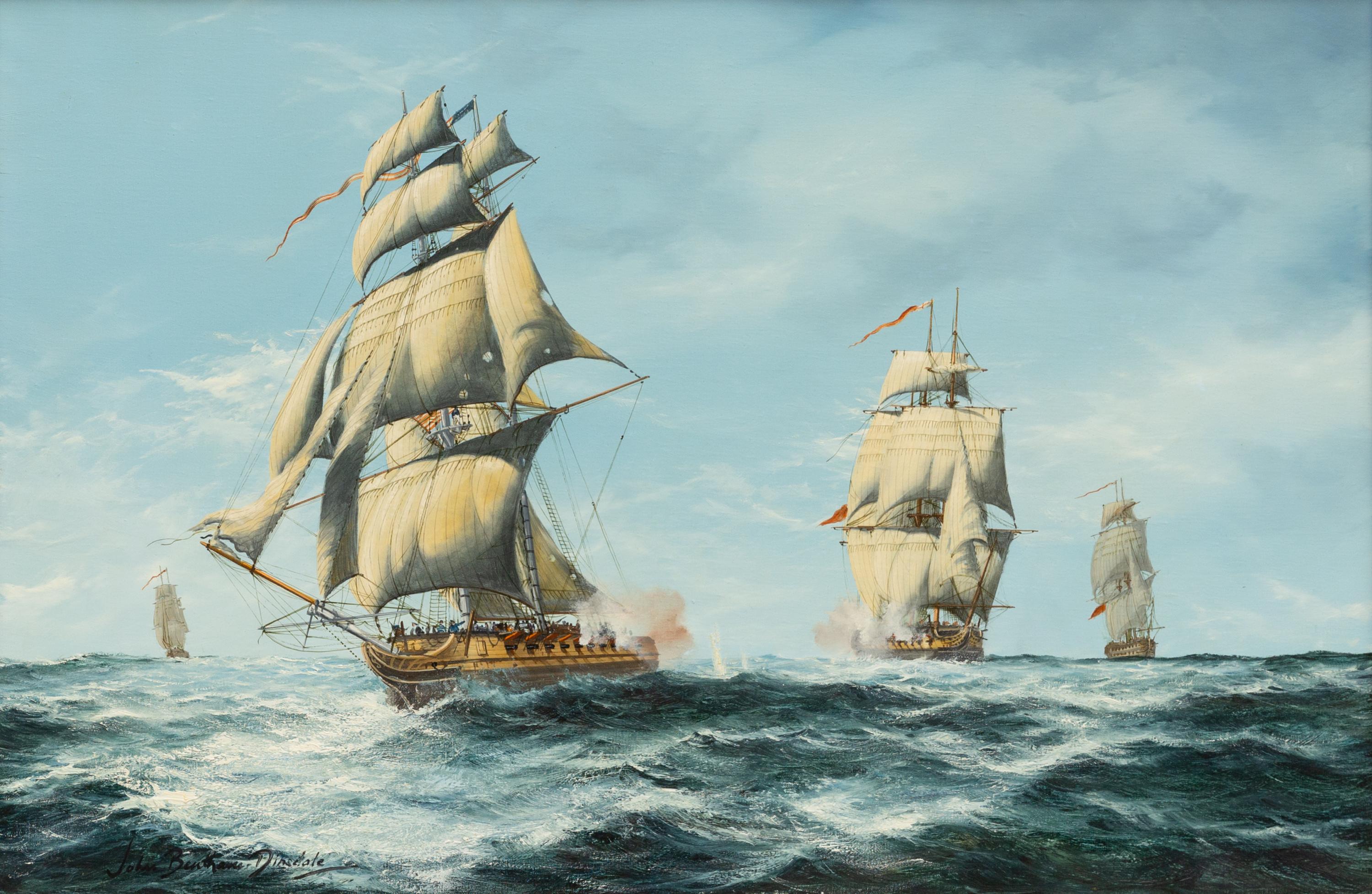 The Chase, The Capture of the American Privateer Schooner Prince de Neufchatel