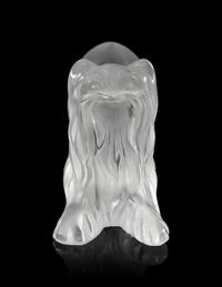A Lalique Dog Figure