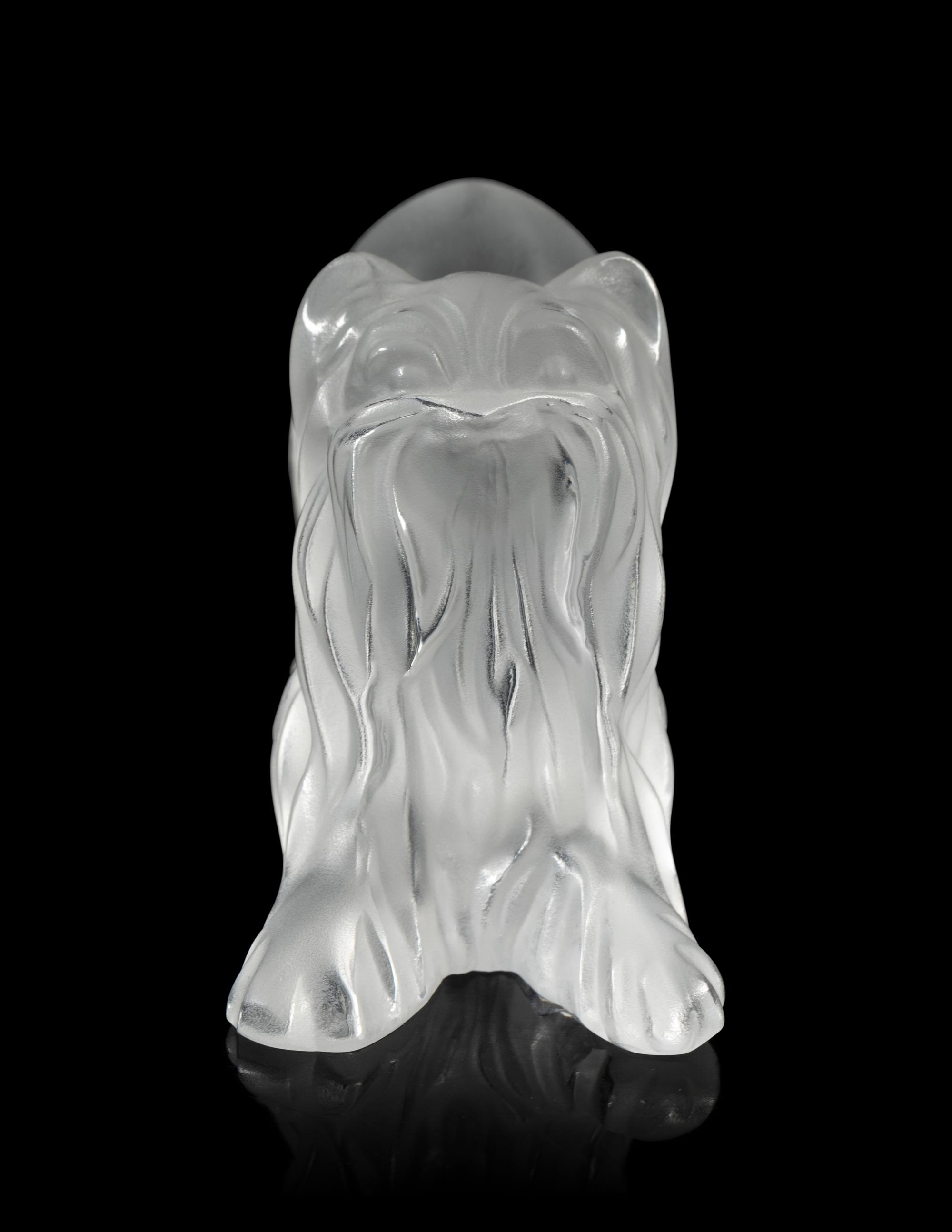 A Lalique Dog Figure