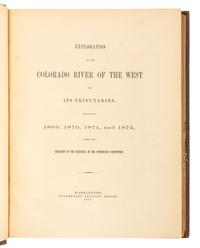 POWELL, John Wesley. Exploration of the Colorado River of the West and Its Tributaries. Washington, D. C., 1875. FIRST EDITON.