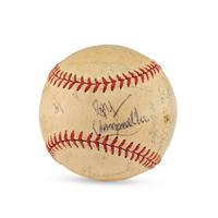 A 1957 Brooklyn Dodgers Team Signed Autograph Baseball (Beckett Authentication Services Letter of Authenticity)