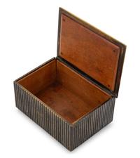 An Austrian Bronze Cigarette Box