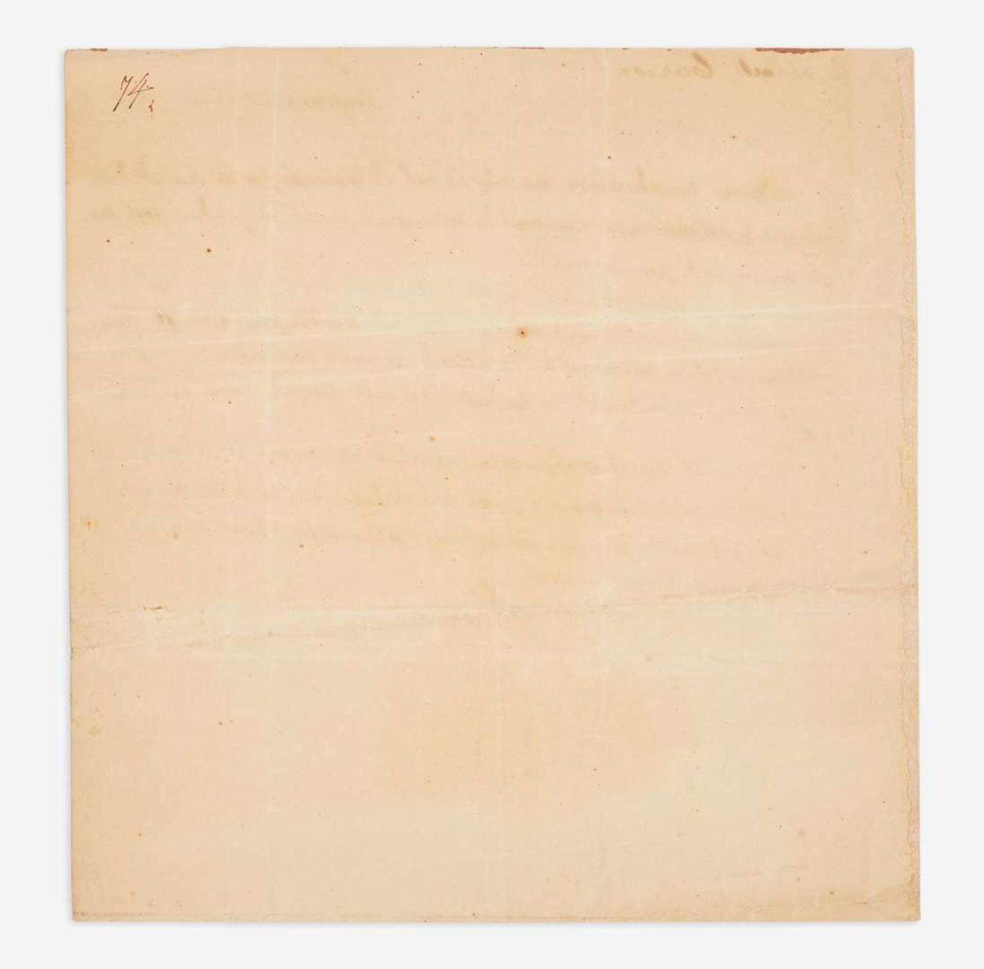 [Americana] Lafayette, Marquis de Autograph Letter, signed