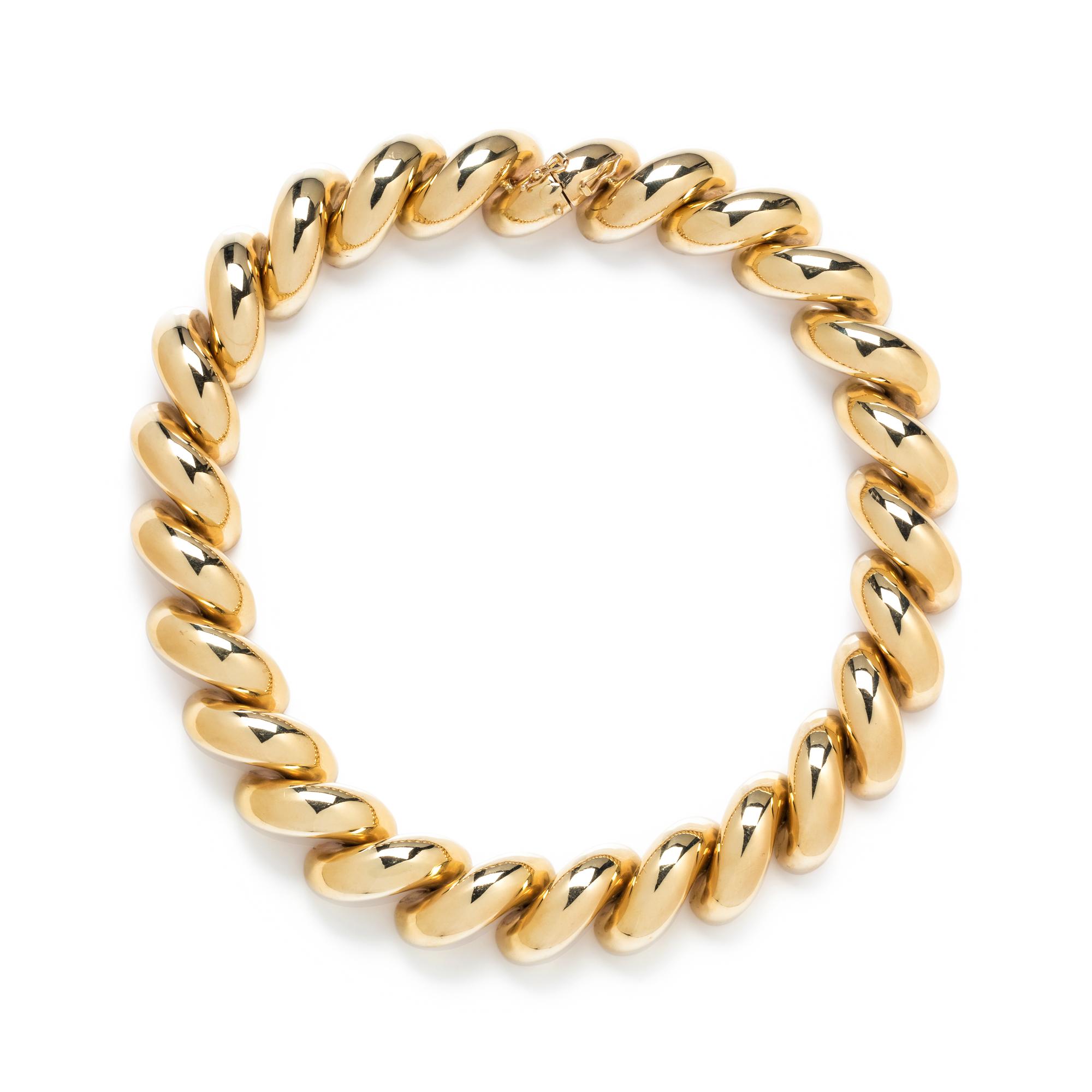 YELLOW GOLD NECKLACE