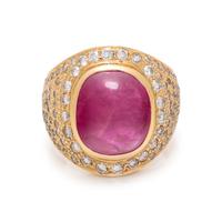 RUBY AND DIAMOND RING