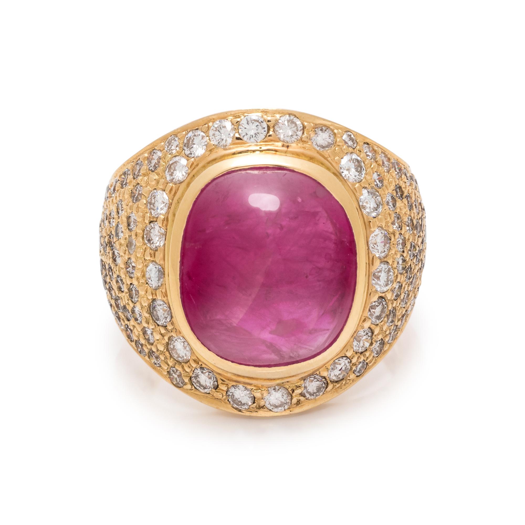 RUBY AND DIAMOND RING