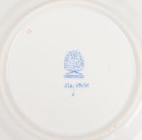 A Herend Fortuna Rust Porcelain Dinner Service