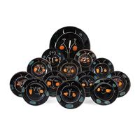 Service Visage Noir (the complete set comprising one dish and 12 plates, A.R. 35-47)