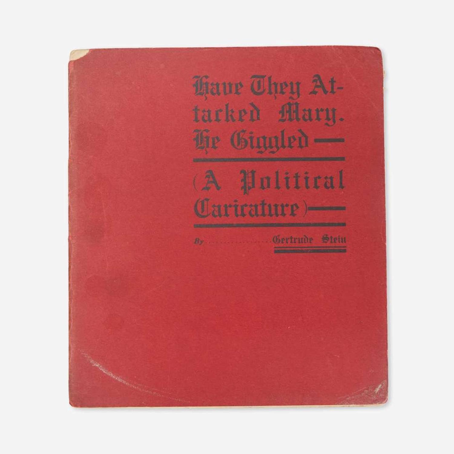 [Literature] Stein, Gertrude Group of 7 First Editions