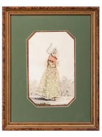 Five Victorian Mixed Media Dressed Pictures