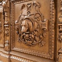 A French Carved Oak Hunt Board