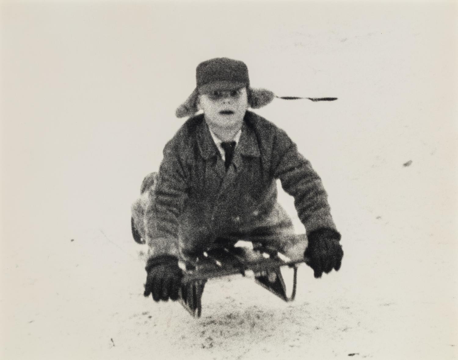 Marvin Newman (born 1927) Untitled (Boy on Toboggan), 1955