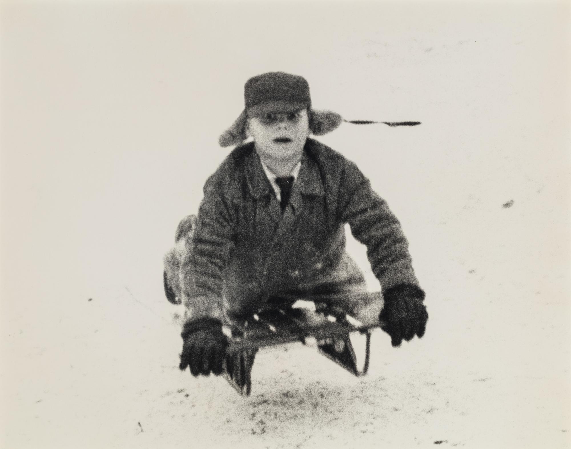 Marvin Newman (born 1927) Untitled (Boy on Toboggan), 1955