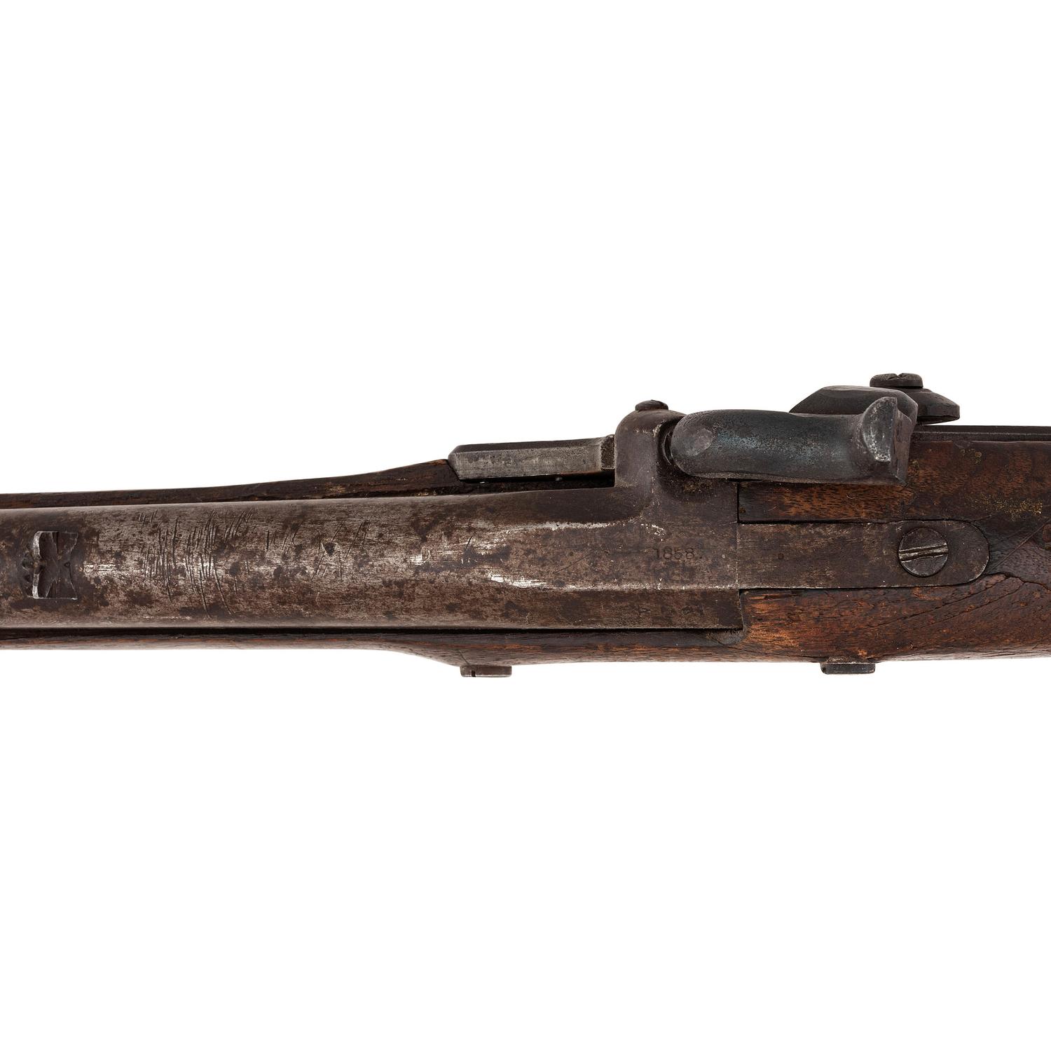 Native Decorated Shortened Composite Springfield Rifle Musket