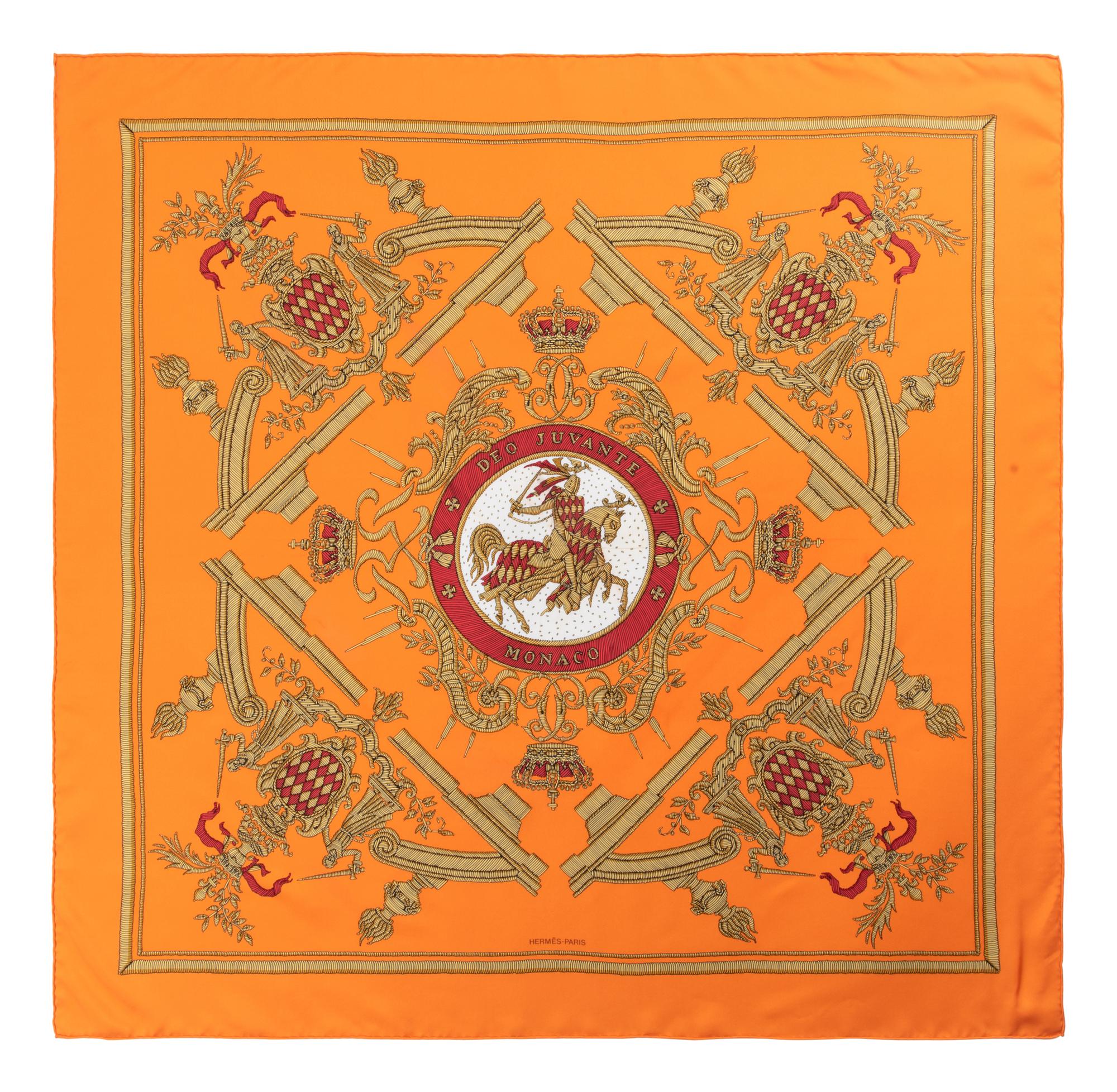 Three Hermès 90cm Silk Scarves