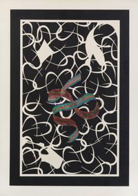 Lucas Samaras, (American, b. 1927), Ribbon and Hook, 1972 (a pair of works)
