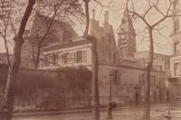 A group of five photographs depicting Paris ( Les Archives - rue des Francs Bourgeois , 1899-1900; Annexe de l'Hôtel Dieu, rue de la Bucherie, cour Saint Julien , 1902-1903; H ô tel de Chanac [cour], 127 rue de Grenelle , 1907; Saint-M é dard, 1926; Avenue de l'Observatoire , 1899-1900)