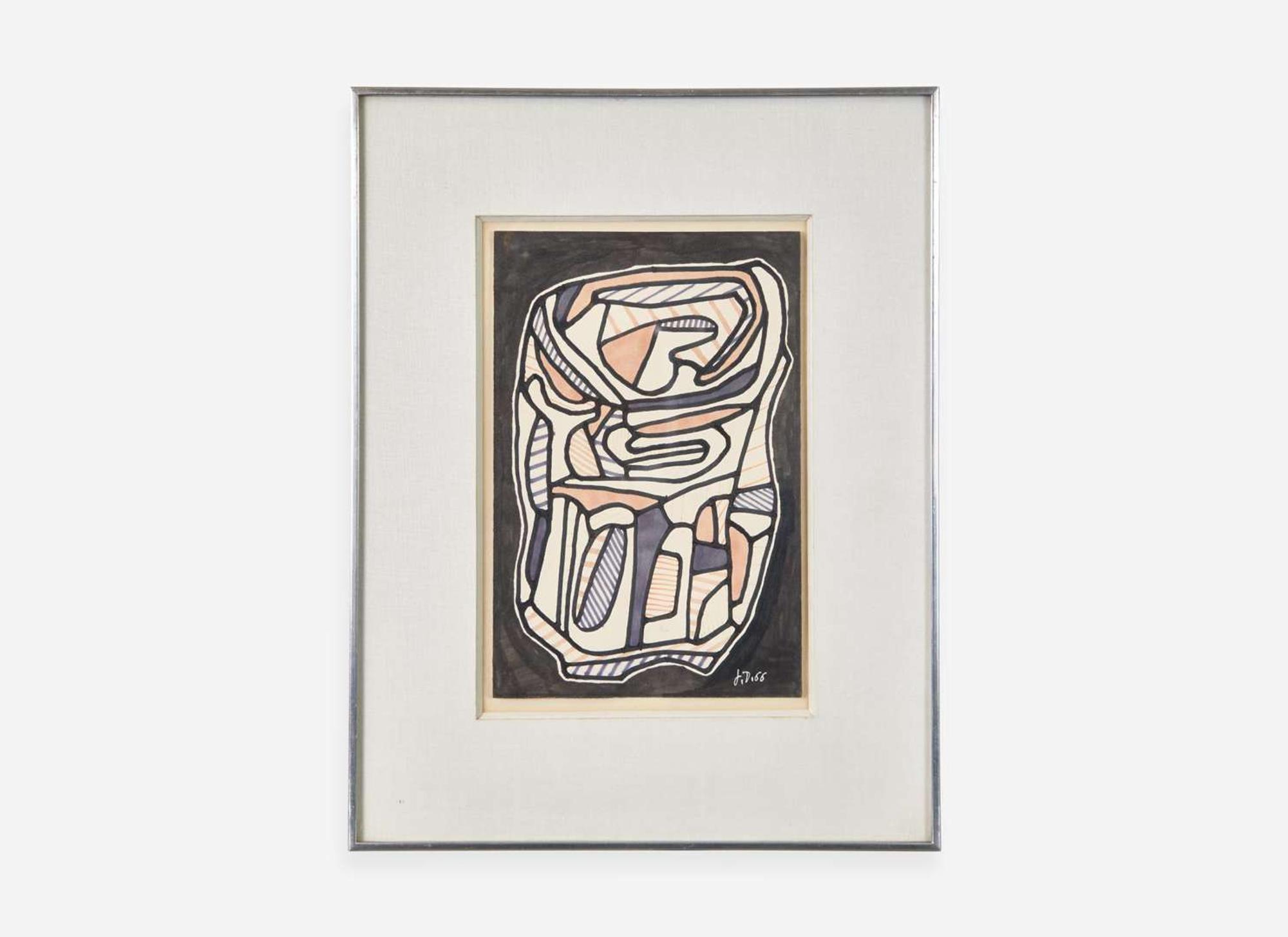 Jean Dubuffet (French, 1901-1985) - Le Pot de Confiture I