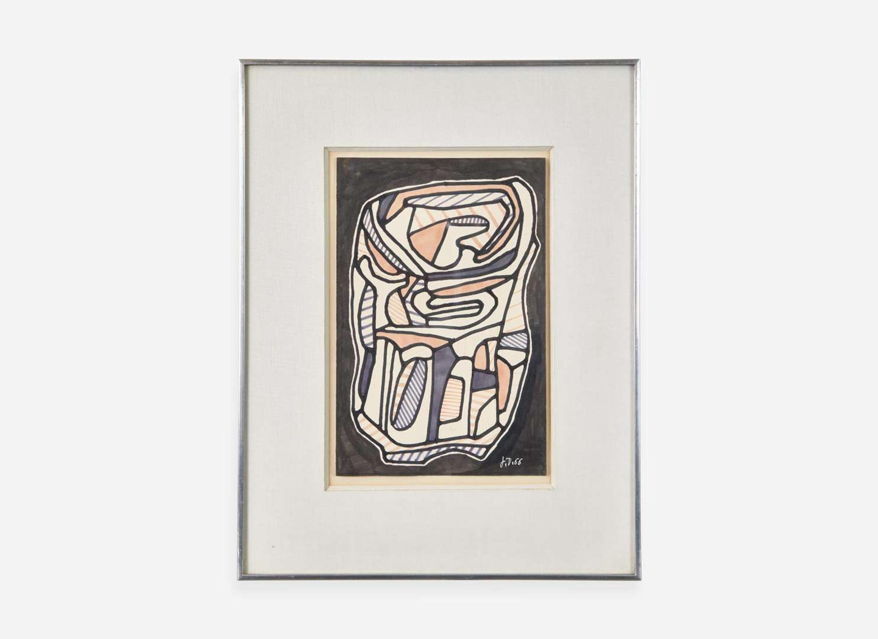 Jean Dubuffet (French, 1901-1985) - Le Pot de Confiture I