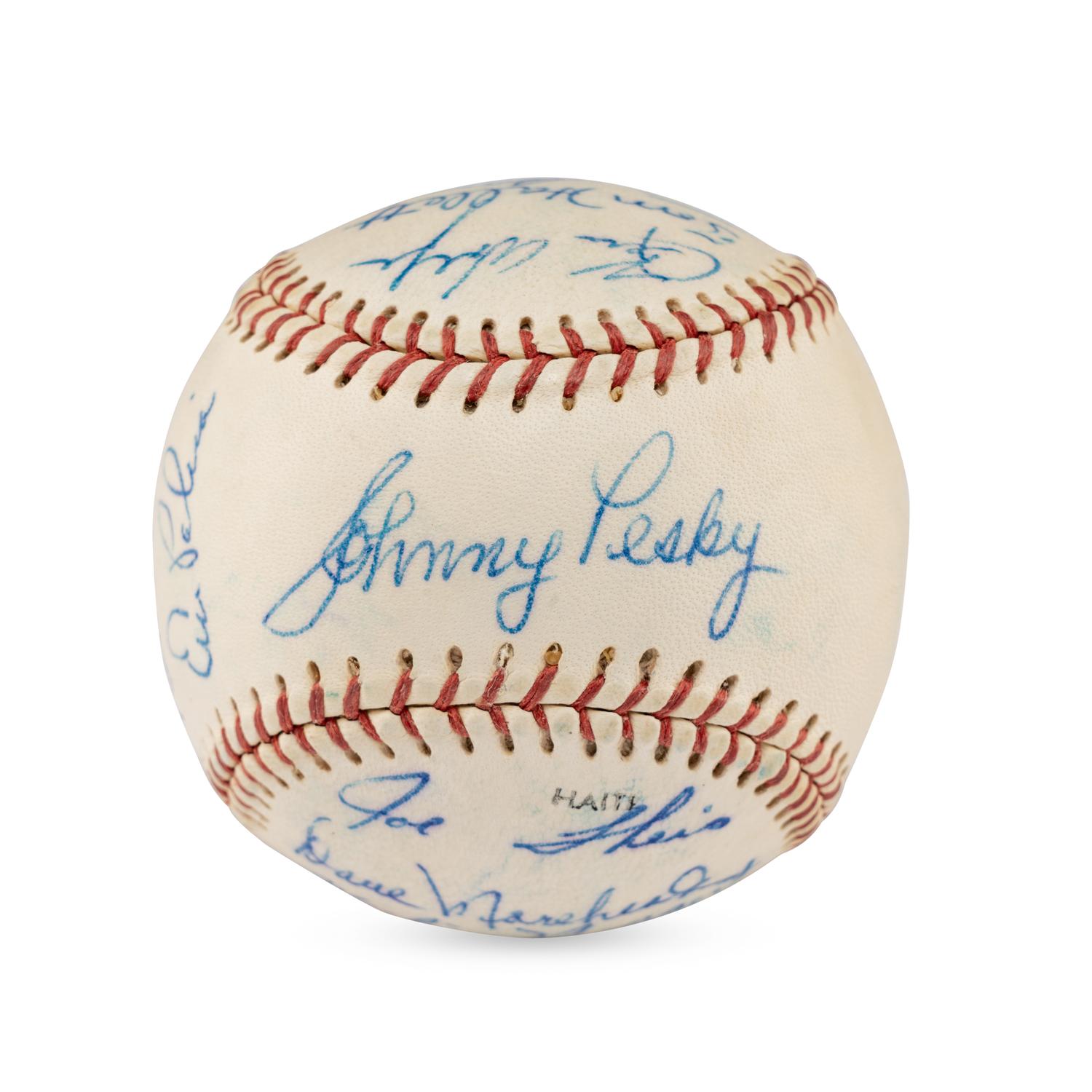 A 1962 Seattle Rainers Team Signed Autograph Baseball