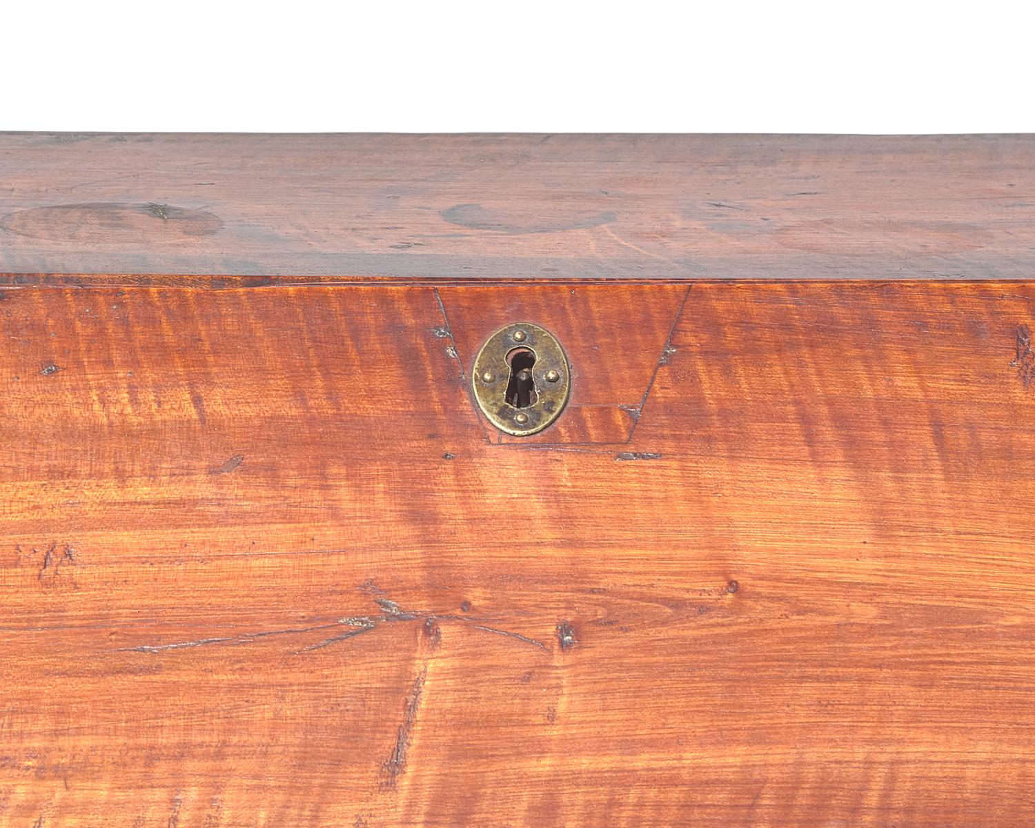 A Chippendale Tiger Maple Slant-Front Desk, Southeastern Pennsylvania, Circa 1770