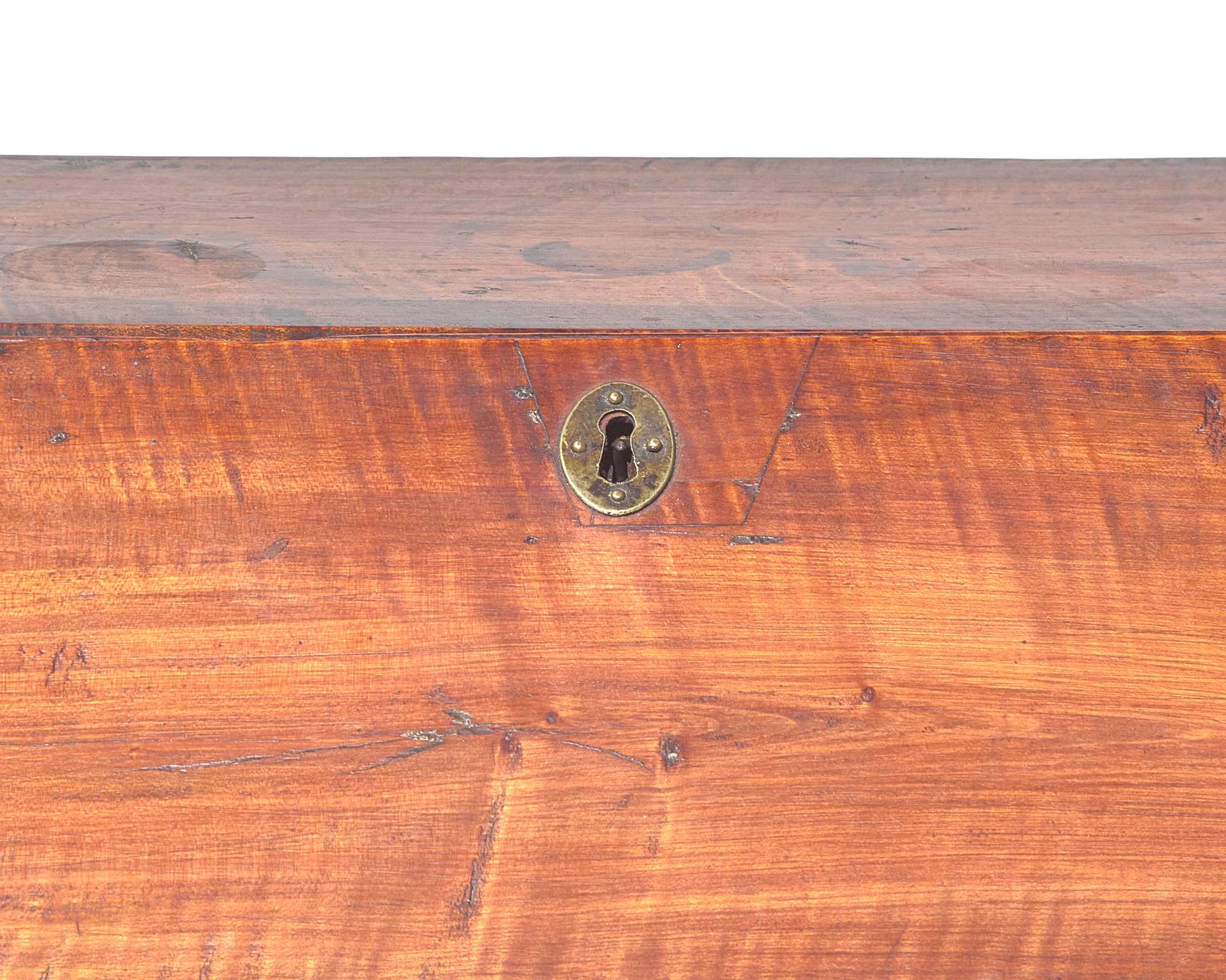 A Chippendale Tiger Maple Slant-Front Desk, Southeastern Pennsylvania, Circa 1770