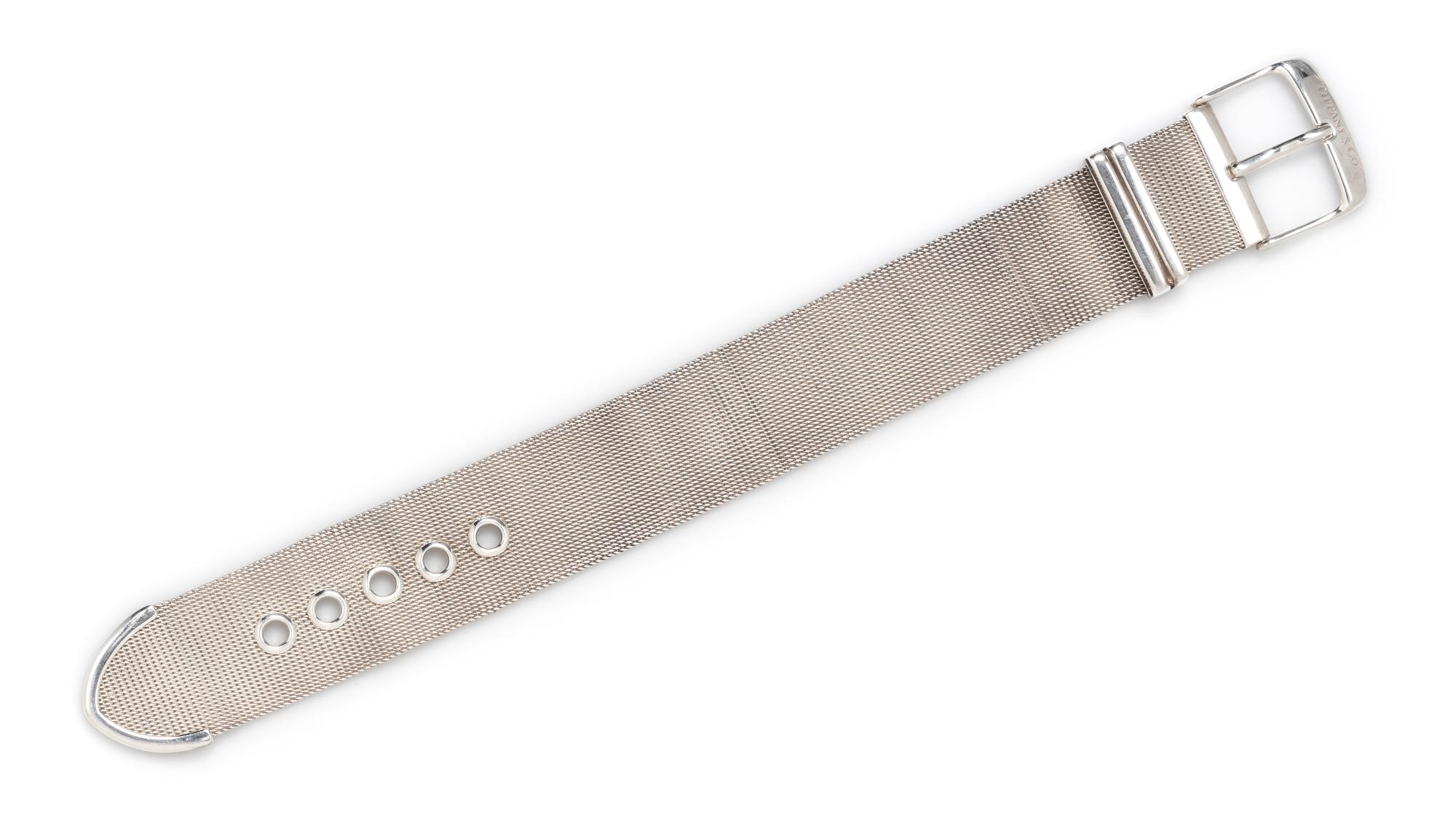 A Sterling Silver 'Somerset' Buckle Bracelet, Tiffany & Co., 29.00 dwts.