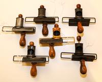 A Collection of Nutmeg Graters Length 5 3/8 inches. — Edgar Manufacturing Co., Reading, MA.