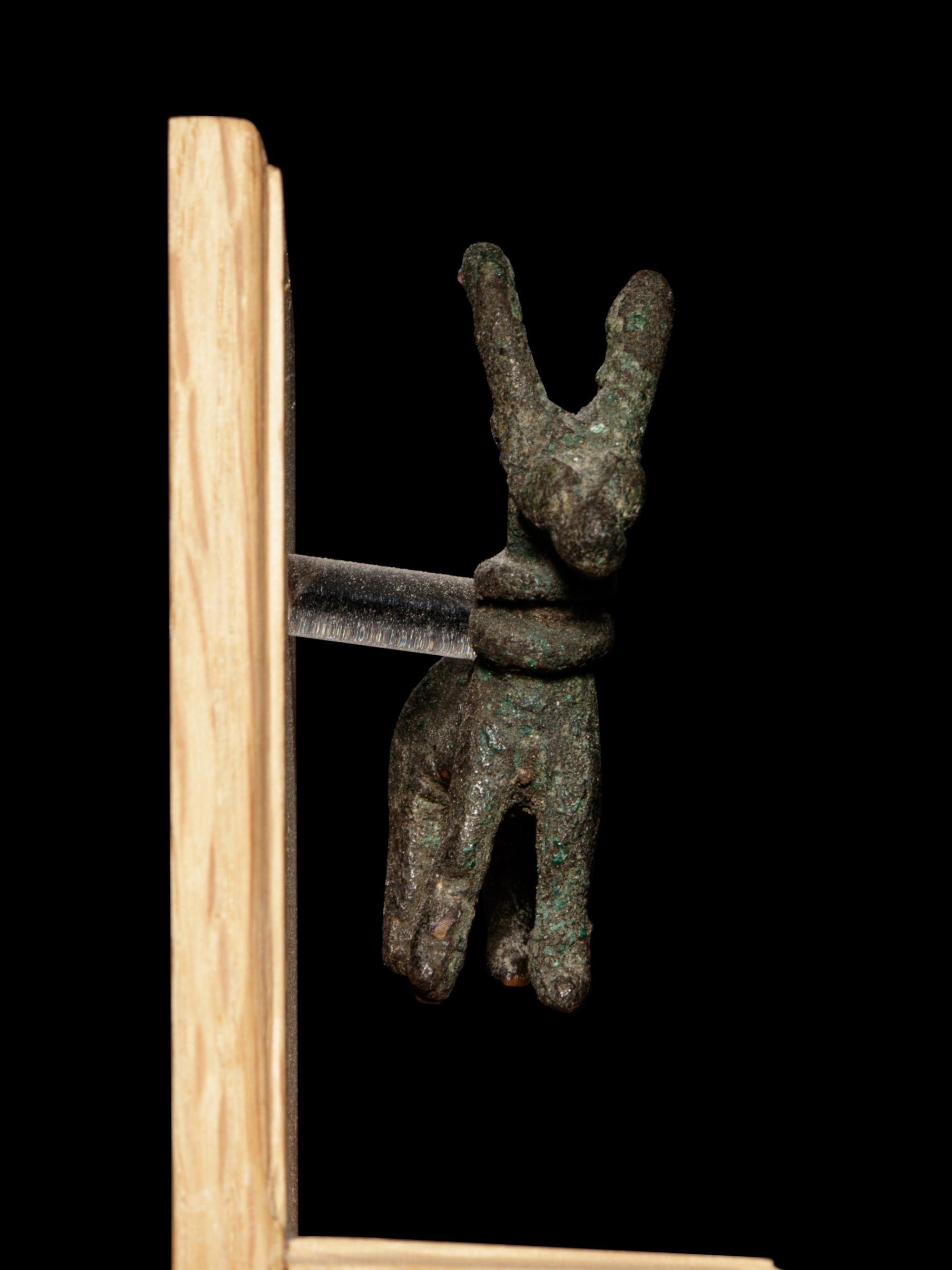 A Near Eastern Bronze Ibex