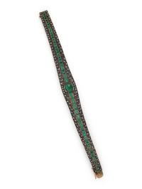 EMERALD AND DIAMOND BRACELET