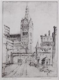 Max Fernekes, (Wisconsin, 1905-1984), Wells St. Bridge