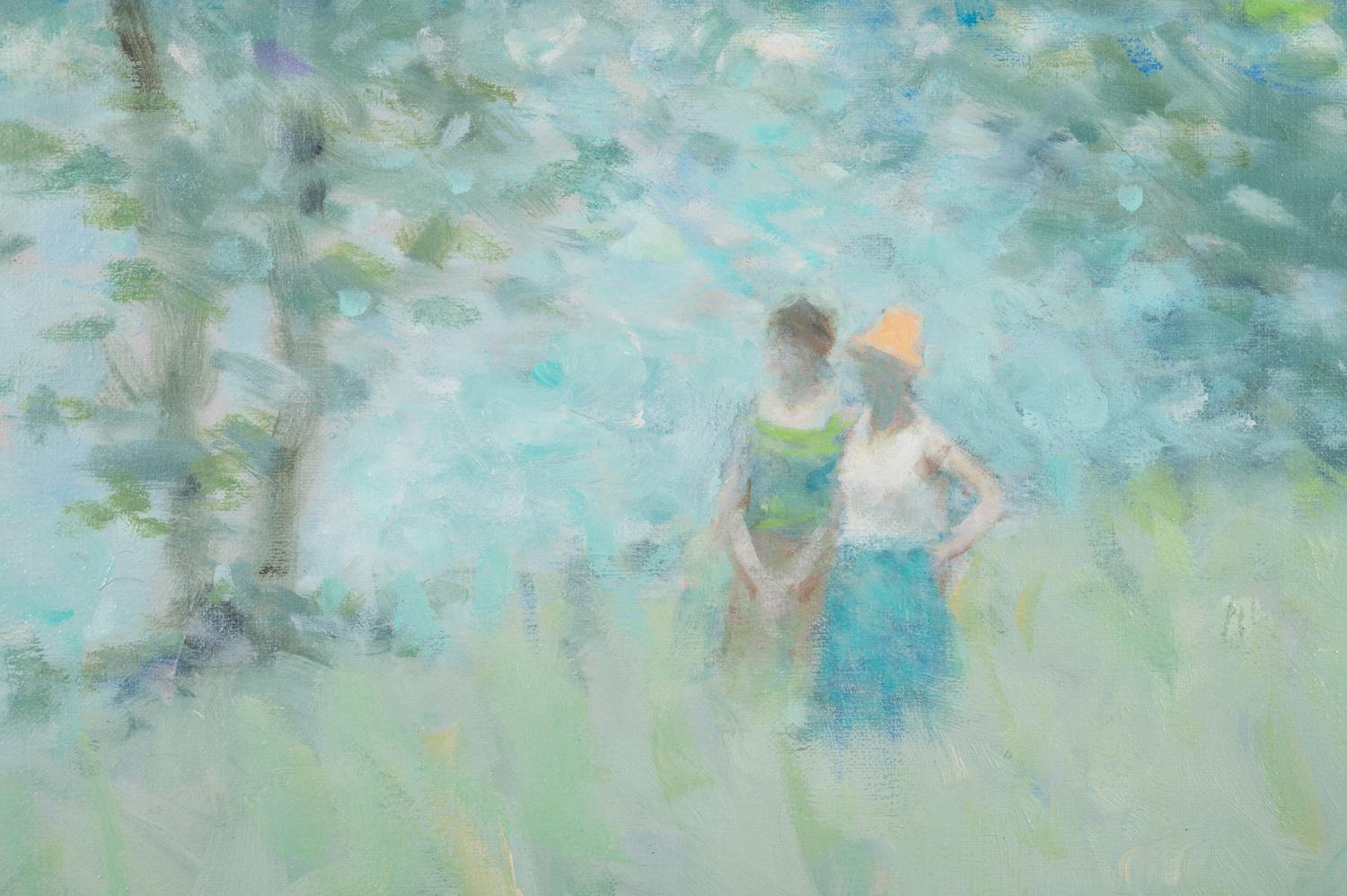 Figures by a River