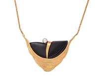 YELLOW GOLD AND DIAMOND NECKLACE