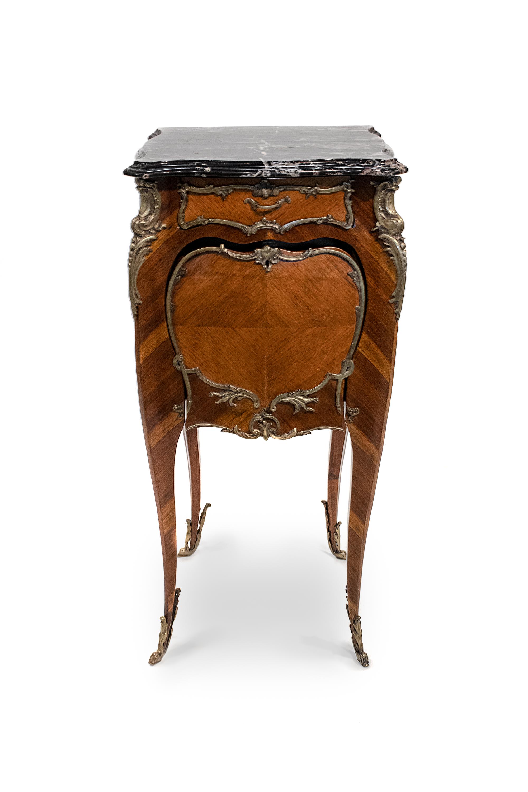 A Louis XV Style Gilt-Bronze-Mounted Kingwood Humidor
