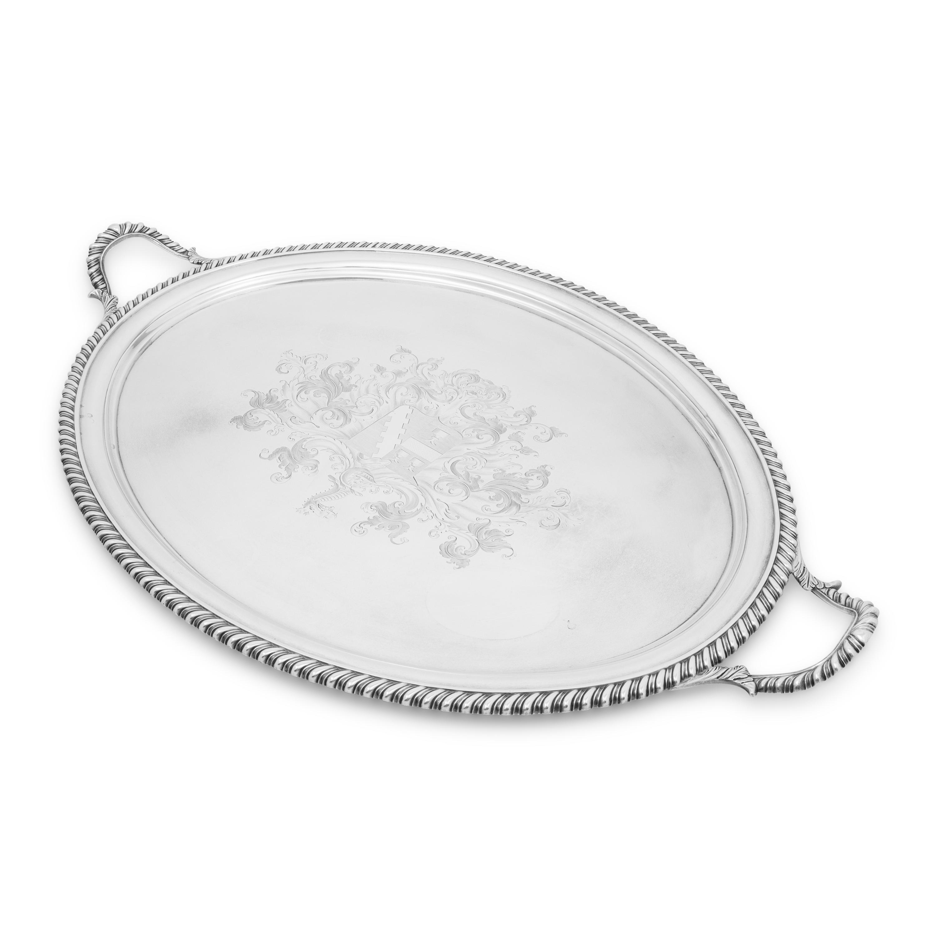 A Large George III Silver Tray