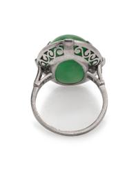 Jade and Diamond Ring