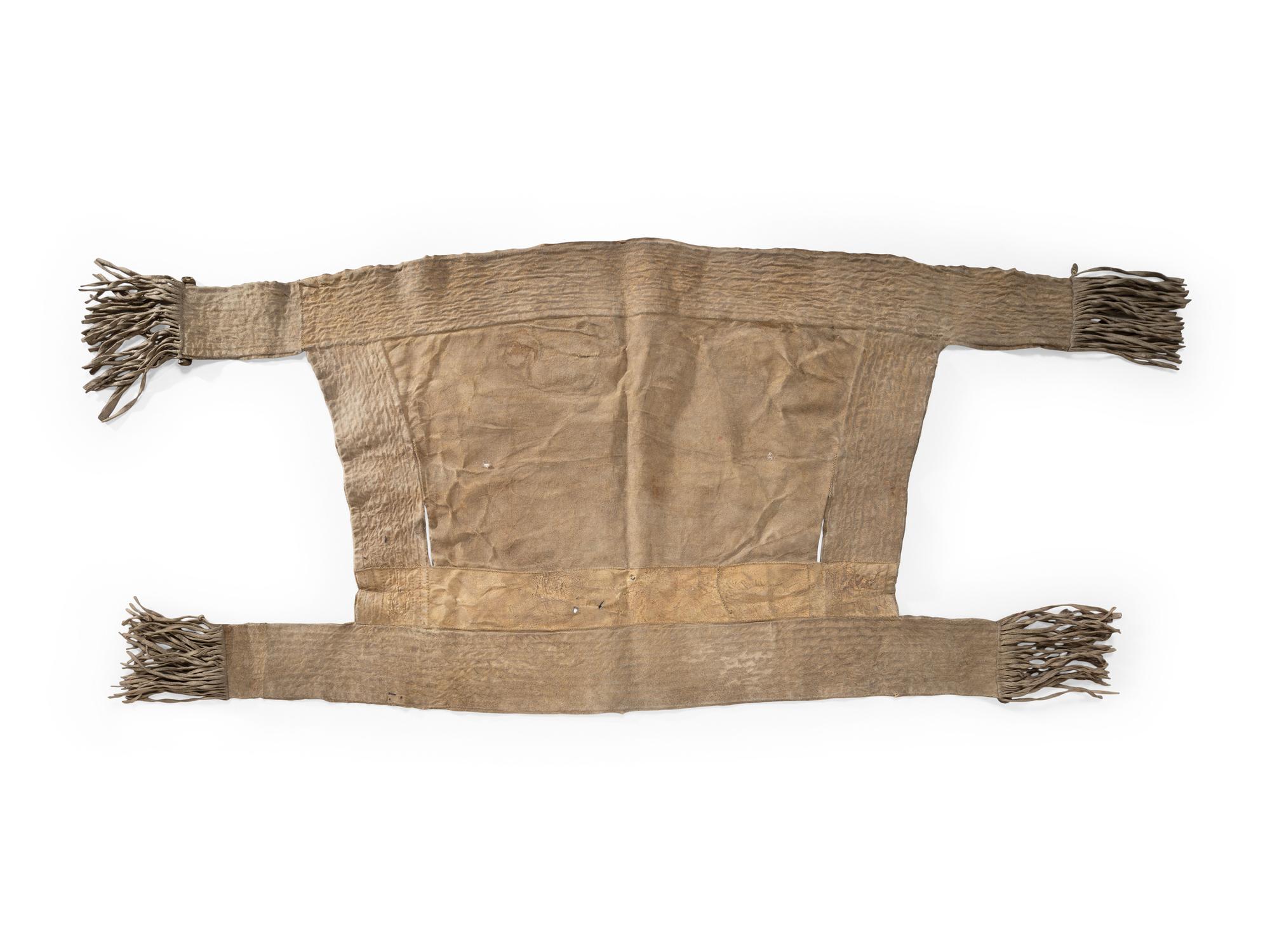 Sioux Beaded Hide Saddle Blanket