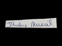 A Group of 10 Stan Musial Signed Autograph Cuts from The Collection of Stan Musial,