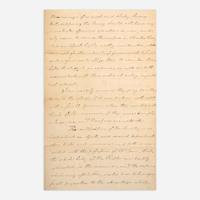 [American Revolution] (Greene, Nathanael) Manuscript Letter